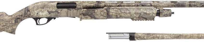 Rock Island Pump Combo 12 Ga, 24" & 28" Barrels, Realtree Timber, Fiber Optic Sight, 5rd