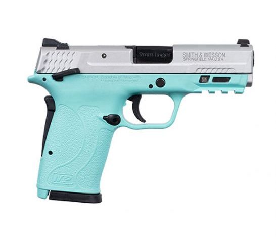 Smith & Wesson S&W M&P M2.0 SHEILD EZ 9MM ROBINS EGG BLUE THUMB SAFETY