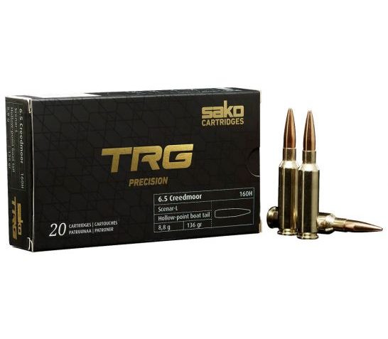 Sako TRG Precision 6.5 Creedmoor 136gr Hollow Point Boat Tail Ammunition Box of 20 C663160HSA10XBX