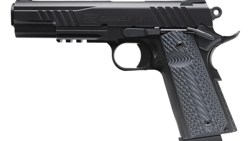 Savage 1911 FS 45 ACP, 5" Barrel, Black Melonite, 8rd