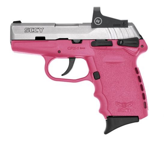 SCCY INDUSTRIES CPX-1 TTPK 9mm 3.1″ SS 10+1 Pink OSP w/ Red Dot