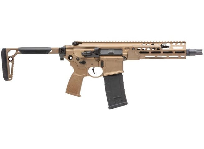 Sig MCX-SPEAR LT SBR .300 Blackout, 9" Barrel, M-LOK, Folding Stock, Coyote, 30rd