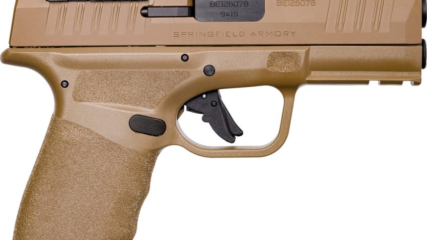 Springfield Hellcat Pro 9mm, 3.7" Barrel, FDE, OSP, Crimson Trace CT-1500, 10rd