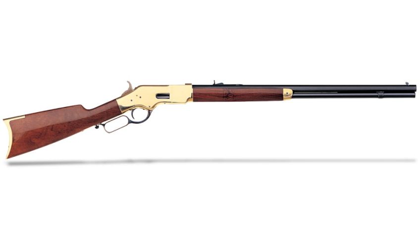 Uberti 1866 Yellowboy .44-40 24.25″ Bbl Brass Frame & Buttplate C/H Lever Sporting Rifle 342320