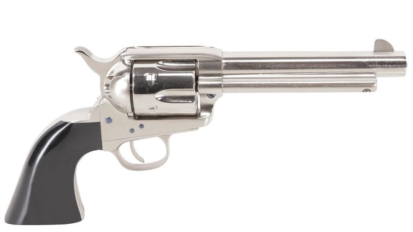 Uberti 1873 Cattleman Desperado NM .45 Colt 5.5″ BblF/N Plated Steel 6rd Revolver 356131