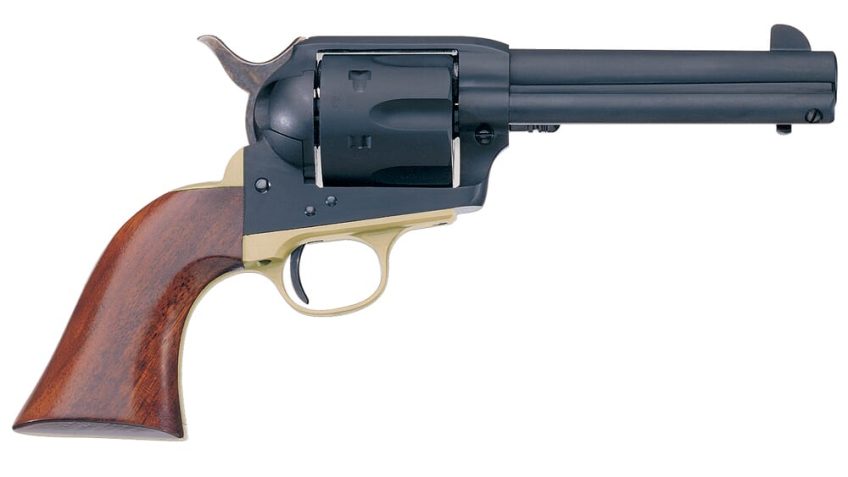 Uberti 1873 Cattleman Hombre .357 Mag 4.75″ Bbl Matte Finished Steel Brass B/S & T/G NM 6rd Revolver 343901