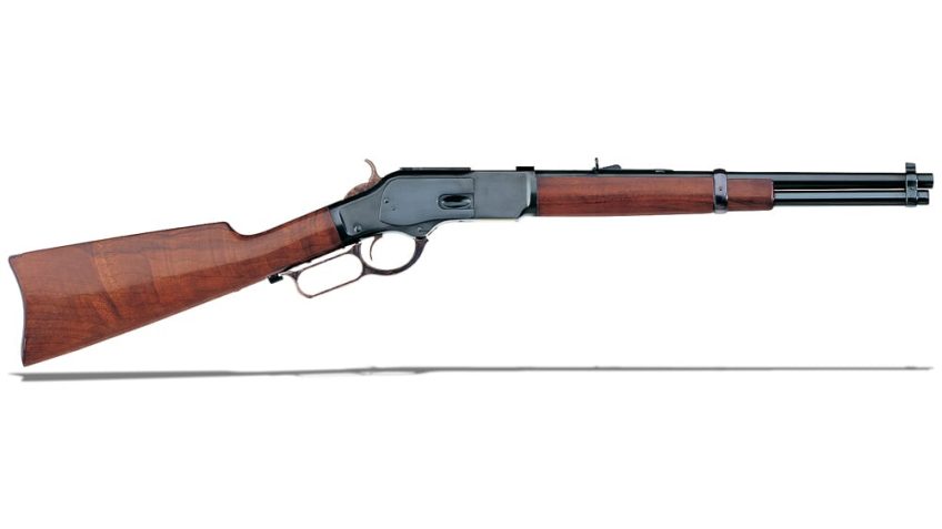 Uberti 1873 .357 Mag 16.125″ Bbl Blue Steel Frame & Buttplate C/H Lever Trapper 342435