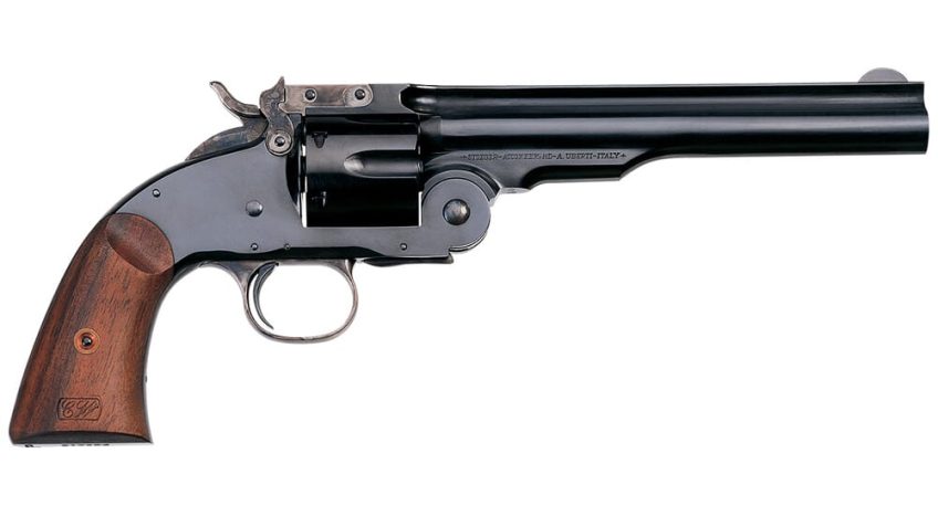 Uberti 1875 No. 3 Top Break .38 Special 7″ Bbl Blue Steel Frame & B/S C/H T/G Revolver 348578