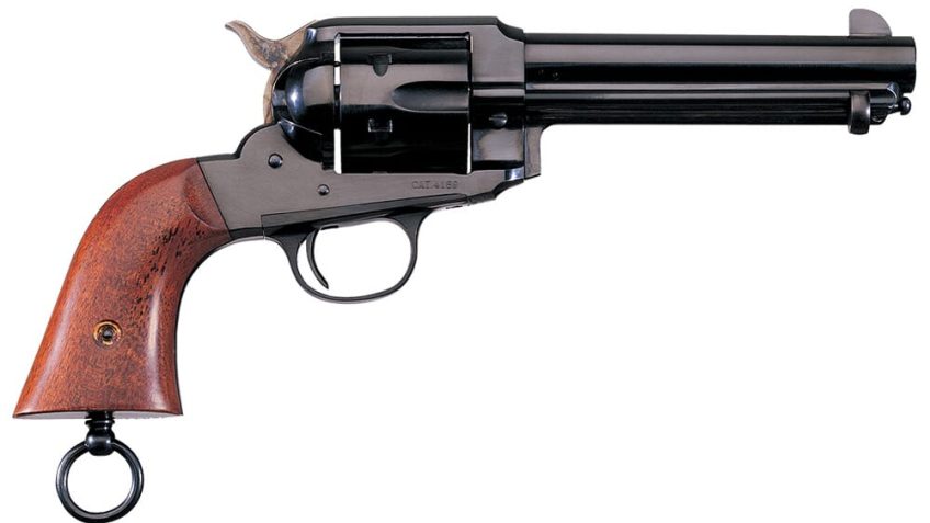 Uberti 1890 Single Action Police .45 Colt 5.5″ Bbl Blue Steel Frame B/S & T/G Revolver 356010