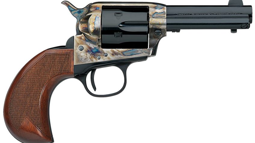 Uberti Bird’s Head Stallion Old West Defense .38 Spl 3.5″ Bbl Full Matte Finish Steel B/S & TG 6rd Revolver 349891