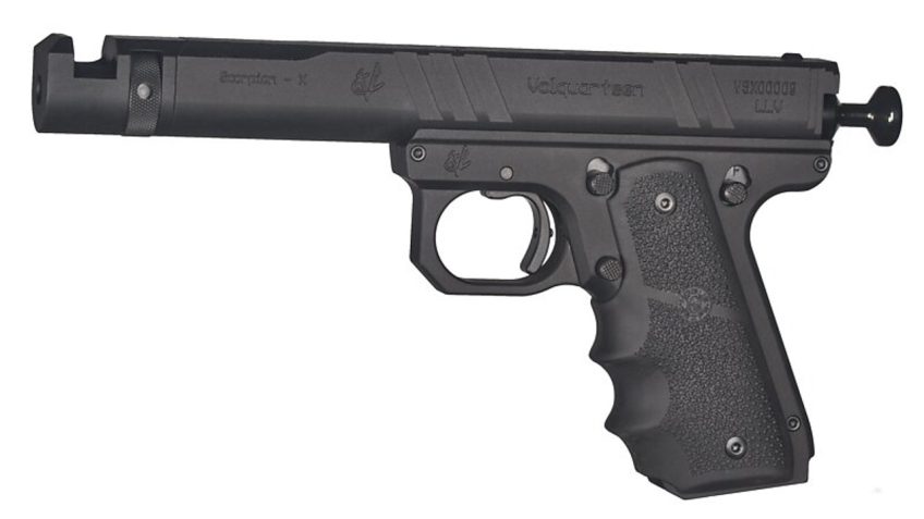 Volquartsen Scorpion-X .22 LR, 4.5" Barrel, Hogue Grips, Black, 10rd