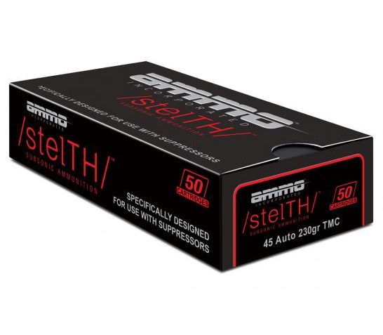 Ammo Inc stelTH Self Defense 45 ACP, 230gr, Total Metal Case, 50Bx/20Cs