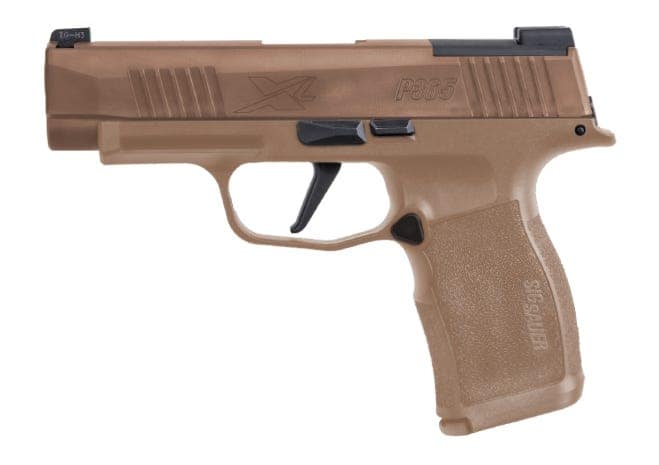 SIG SAUER P365 XL NRA 9MM 3.7" BARREL 15-ROUNDS COYOTE TAN