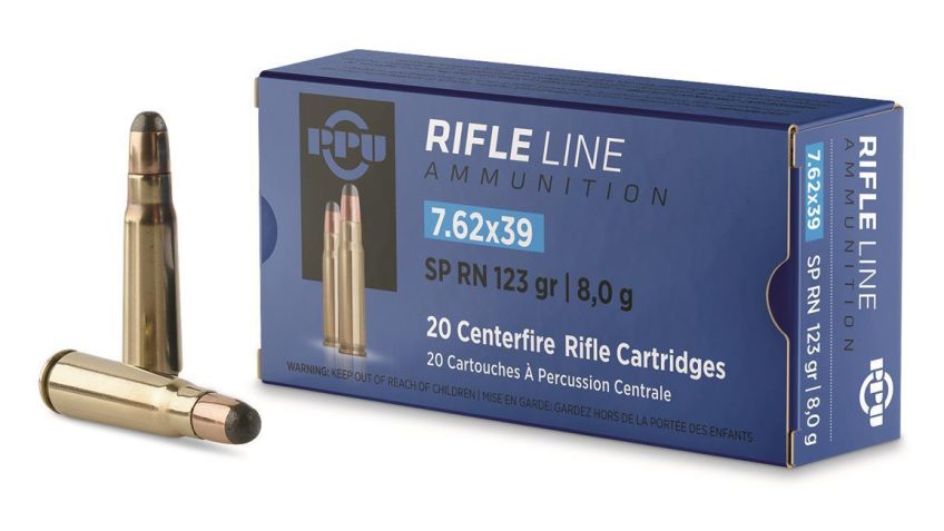 TR&Z Metric Rifle Line 7.62x39mm 123gr, Pointed Soft Point, 20Bx/50Cs