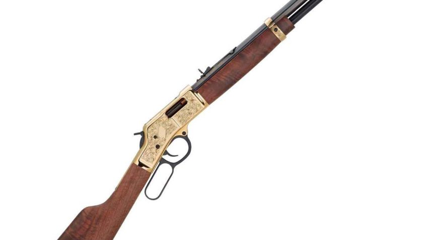 BIG BOY BRASS DELUXE ENGRAVED 44 MAG/44 SPL LEVER ACTION RIFLE