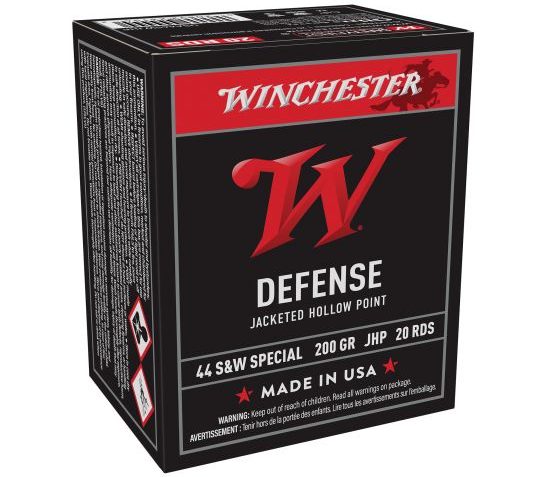 Winchester USA Defense .44 Special 200 gr Ammo JHP – 20rds – USA44SWJHP