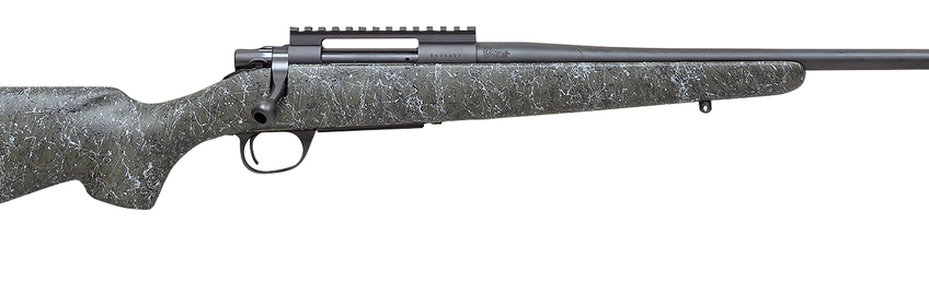 Howa M1500 Super Lite 243 Win, 20" Barrel, Green Gray & Black Webbing Camo, 5rd