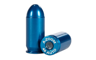 A-zoom Metal Snap Cap Blue – .45acp 10-pack