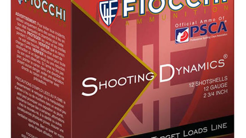 Fiocchi Heavy Clay Target Loads, 12 Gauge, 2 3/4″, 1 1/8 oz., 250 Rounds