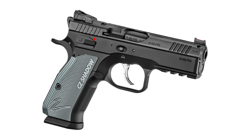 CZ Shadow 2 Compact Black / Grey 9mm 4″ Barrel 15-Rounds Optics Ready