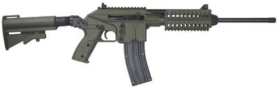 Kel-Tec SU22E 22 Long Rifle 16in OD Green Semi Automatic Modern Sporting Rifle – 26+1 Rounds