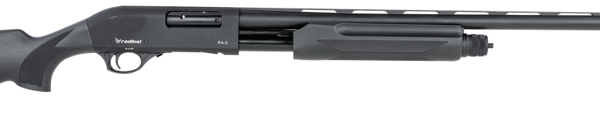 Radikal PA-2 12 Gauge 28" Pump Action Shotgun, Black – P2