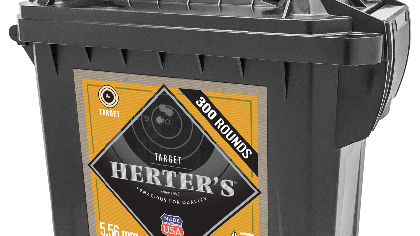 Herter’s Target 5.56x45mm NATO 55 Grain Centerfire Rifle Ammo