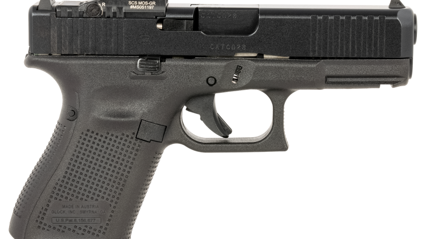 GLOCK 19 Gen5 MOS Pistol with HOLOSUN SCS Reflex Sight – 15 + 1 Round Capacity