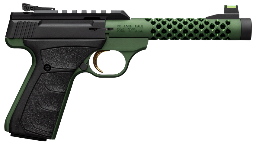 Browning Buck Mark Field Target Vision Semi-Auto Pistol in OD Green