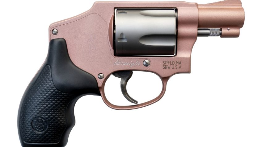 Smith & Wesson 642 Airweight Carry 38 Special, 1.87" Barrel, 5rd, Rose Gold, Internal Hammer