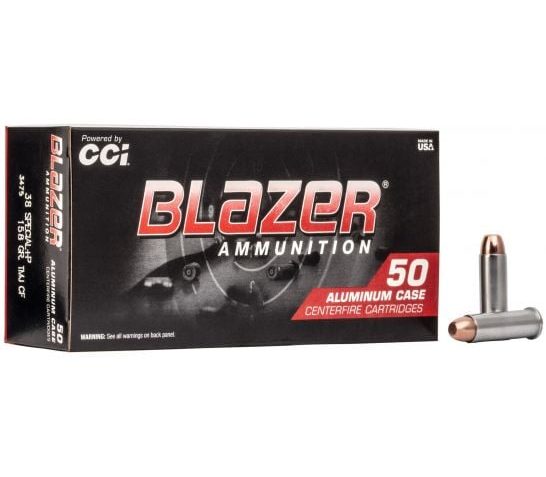 38 Special – +P – 158 gr TMJ Clean Fire – Blazer – 50 Rounds