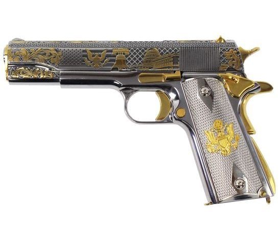 AUTO ORDNANCE AMERICAN PATRIOT 1911 NICKEL AND GOLD