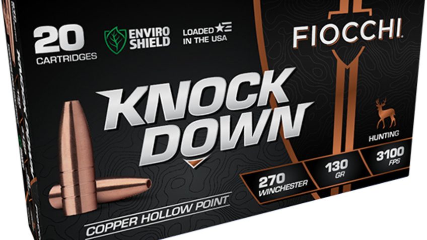 Fiocchi Knock Down 270 Win, 130gr, Hollow Point, 20rd Box