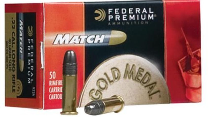 Federal Prm Match 22Lr 40 Grain Weight 50/5000 922A