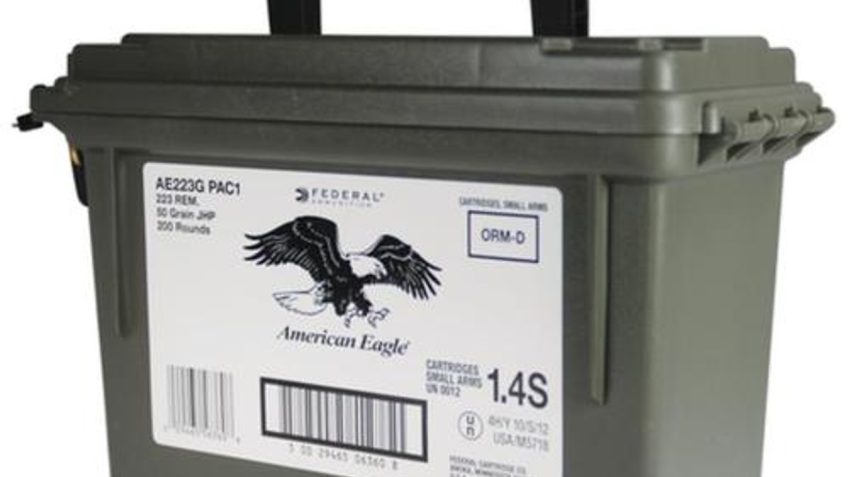 Federal American Eagle Plano 223Rem 50Gr Jhp 200/Can 029465563608