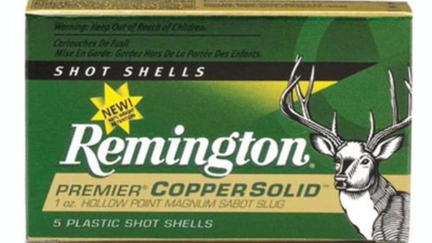 Remington Copper Solid Sabot 20Ga 2.75 5/8Oz Slug 5/Bx PR20CS