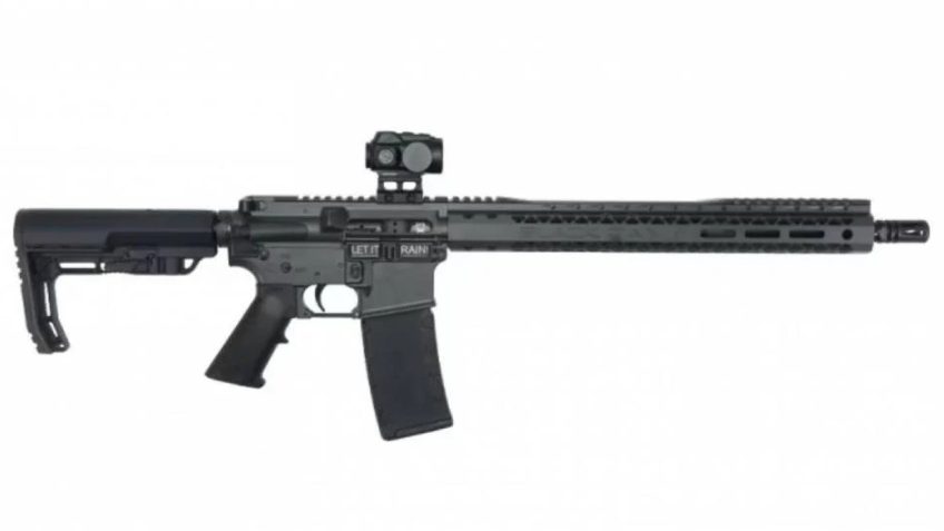 Black Rain Ordnance Bro3081404opt Spec15 Billet 5.56X45mm Nato 30+1 16", Smoke Gray, 15" Slim Handguard, Black Mft Minimalist Stock & A2 Grip, Burris Fastfire RD Red Dot