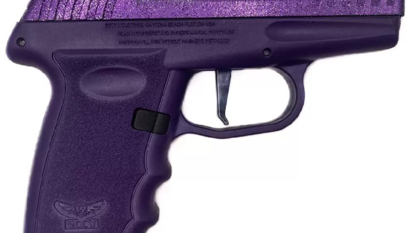 SCCY DVG-1 Glitter Purple 9mm 3.1″ Barrel 10-Rounds