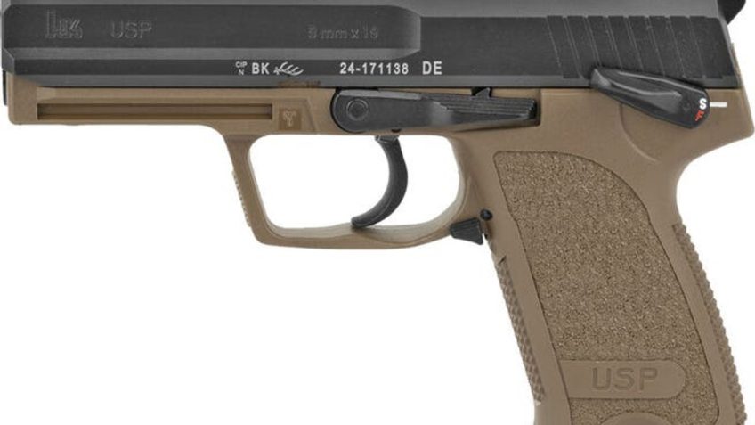 Heckler & Koch USP9 V1 9MM 4.25″ Barrel 10 Rounds FDE