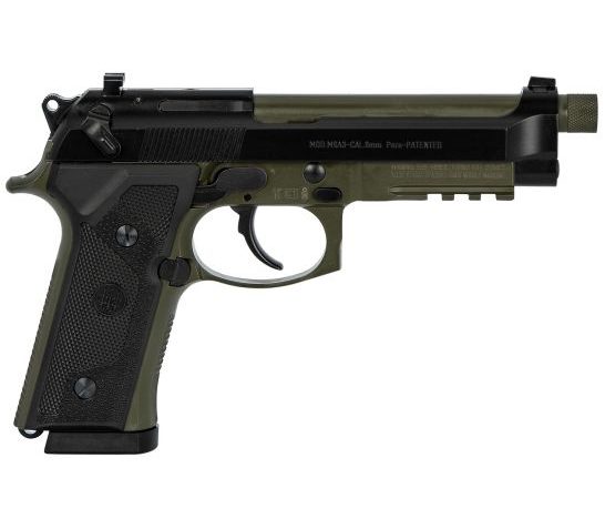 Beretta M9a3 F 9Mm 5" Grn/Blk 17Rd J92M9A3M1