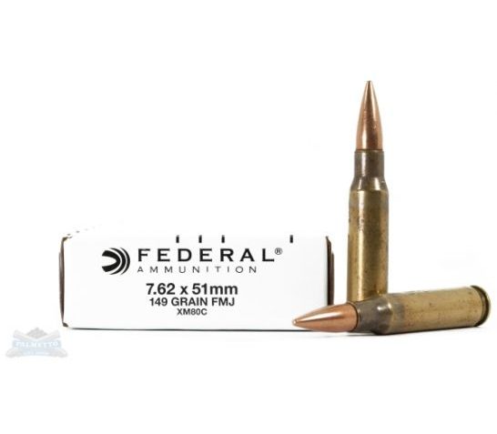 Federal Lake City 7.62X51 149Gr Fmj 20/25 XM80C