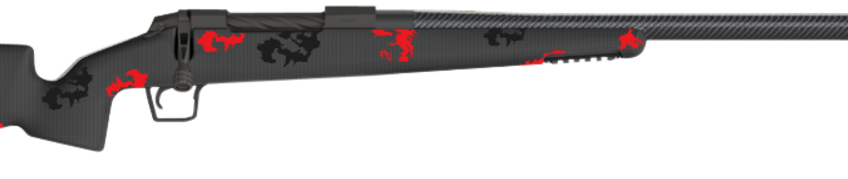 Fierce Firearms Carbon Rival FP 7mm-08 Remington Bolt Action Rifle, Blood Red Camo – FCRFP7MM0820BR