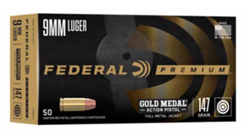 Federal Gold Medal .40 S&W 180 gr Ammo FMJ – 50rds – GM40AP1