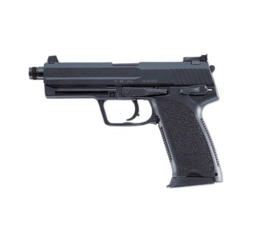 Heckler & Koch 81000350 Usp Tactical V1 Sa/Da 45 Acp 5.09" TB 12+1 (2) Black Polymer Frame Black Steel Slide Black Polymer Grip Manual, Decocker M704501T-A5