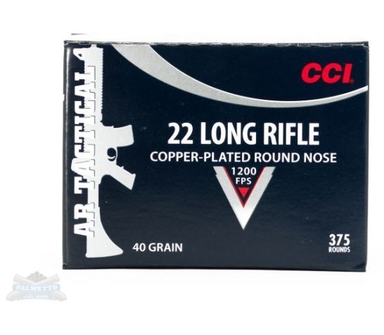 CCI/SPEER Rimfire 22 LR Tactical 40gr CPRN  375RDS 0953