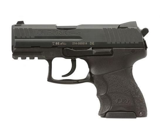 Heckler & Koch 81000084 P30sk Subcompact V1 Light Lem 9Mm Luger 3.27" 10+1 (2) Black Black Steel Slide Black Interchangeable Backstrap Grip 730901K-A5