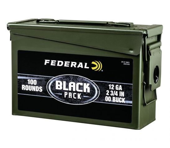 FEDERAL 12GA 2 3/4" 00 BUCK 100CT AC BF12700AC1