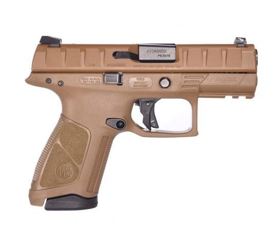 Beretta Apx Centurion 9Mm Blk/Fde 15+1 JAXQ92105