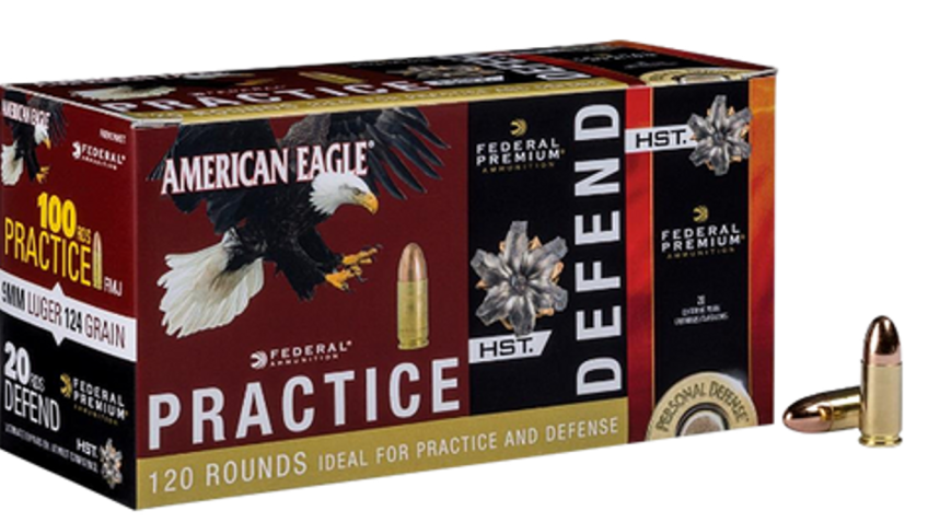 Federal Pae40180hst Personal Defense 40 Smith & Wesson 180 GR Full Metal Jacket (100)/Hst(20) 120 Bx/4 CS