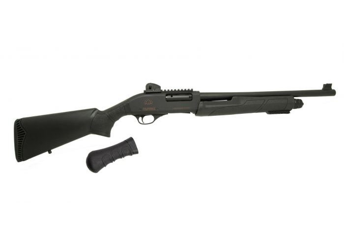 Black Aces Tactical Pro Series X Pump Action Shotgun – Black  12Ga  18.5" Barrel  Synthetic Furniture BATPSXPBLK